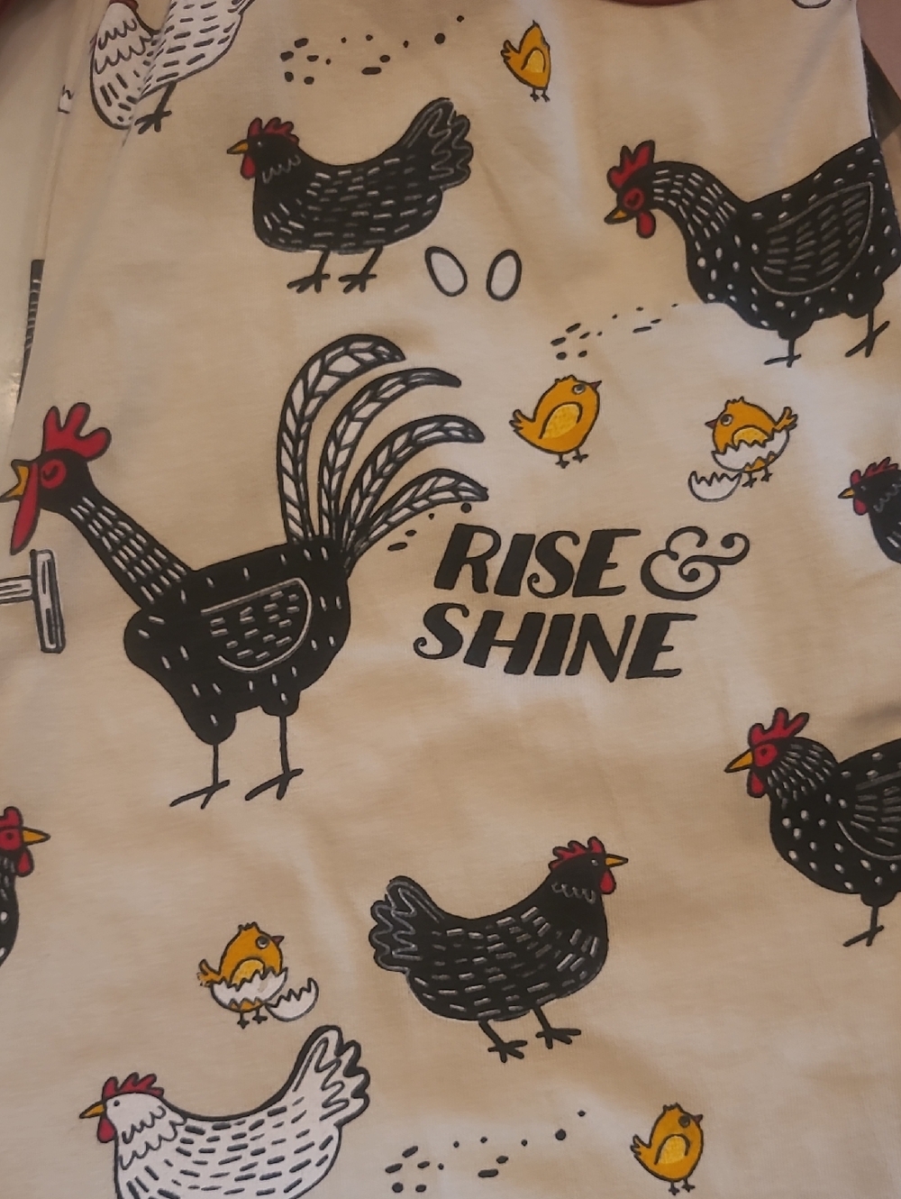 NWT Lazy One Rise & Shine Chicken PJ Pants XS - Picture 3 of 5